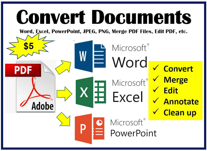 convert PDF to word