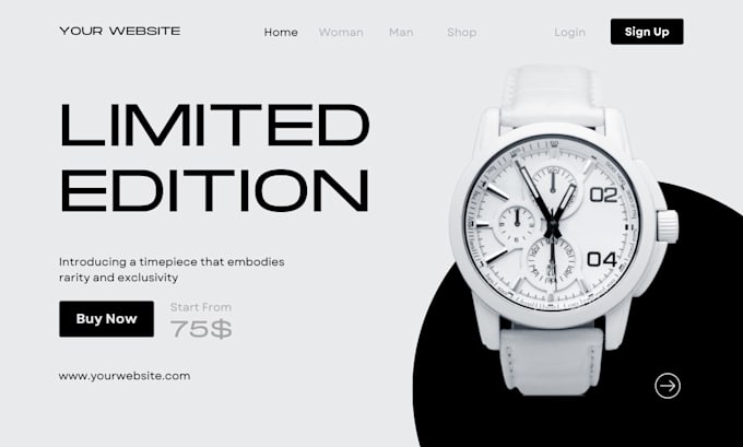 create wordpress website design, ecommerce website or business website