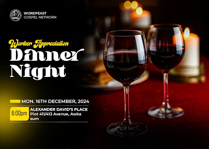 create exceptional church flyer or event flyer design