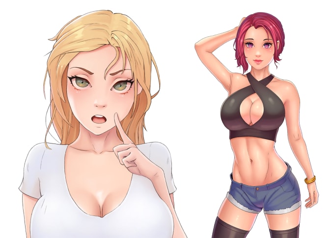 Draw Anime Art For You Nsfw Or Sfw By Makibea Fiverr 5589