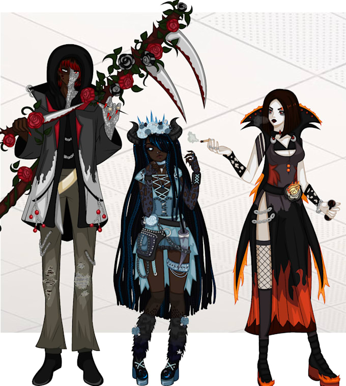 draw a fullbody character of your choice