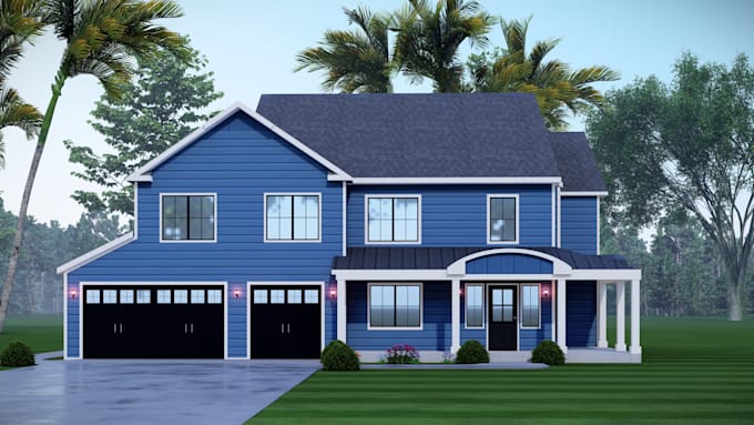 design house interior exterior and house plan