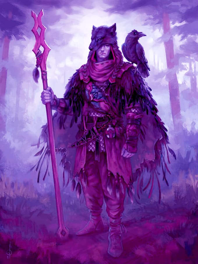 Draw a dd art and dnd character art by Ganeshpanday8 | Fiverr