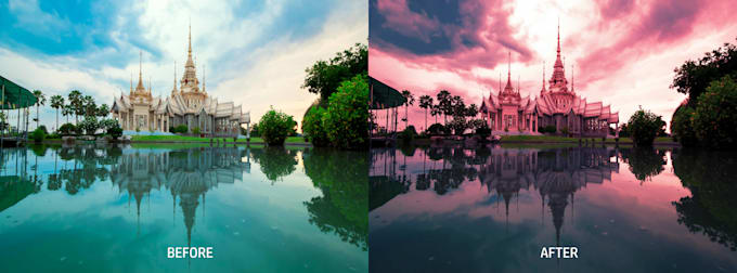 do photo filtering, raw filtering and color correction