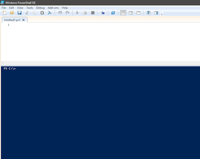 create scripts in powershell
