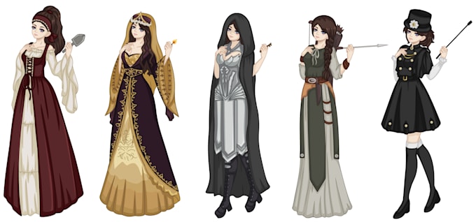 design outfits for your character