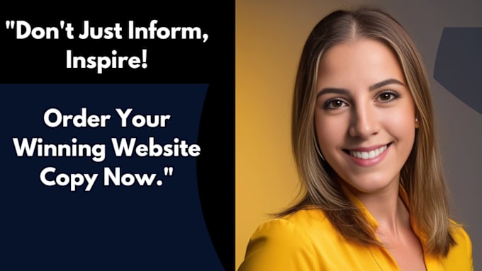 write SEO optimized website content or copywriting