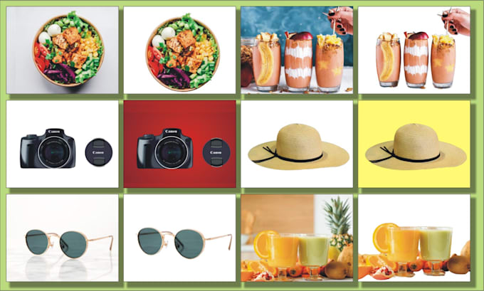remove background of image, product, logo and re touching