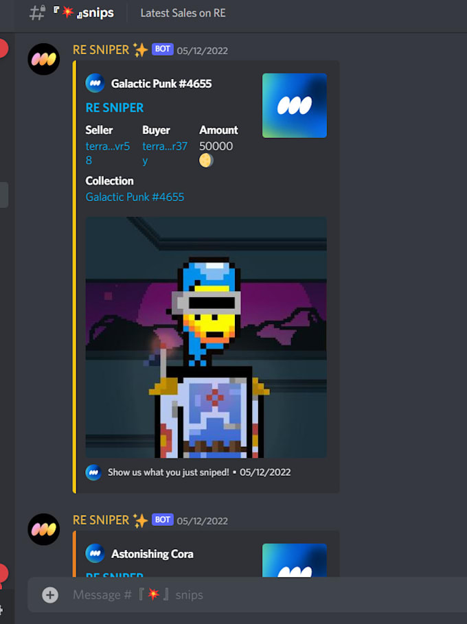 create an nft discord bot for you