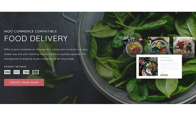 design restaurant, cafe, food ordering, restaurant wordpress website