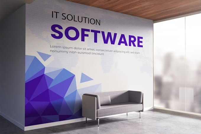 create a wall, window, and door wrap design
