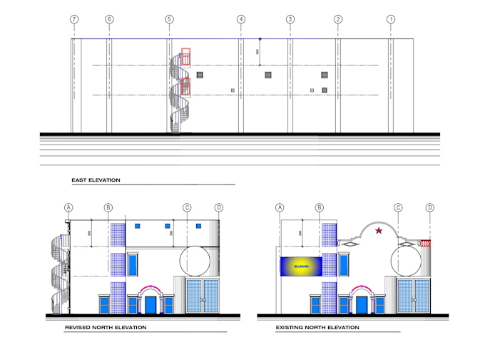 draw autocad 2d floor plan, house plan and architecture