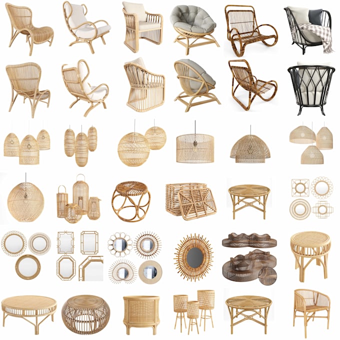 do 3d furniture interior modeling and rendering