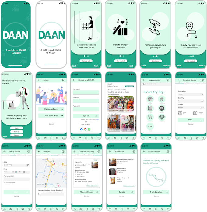 design full app screens using figma based on ux research