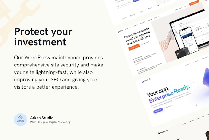 provide professional website maintenance services