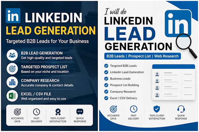 do linkedin lead generation and b2b