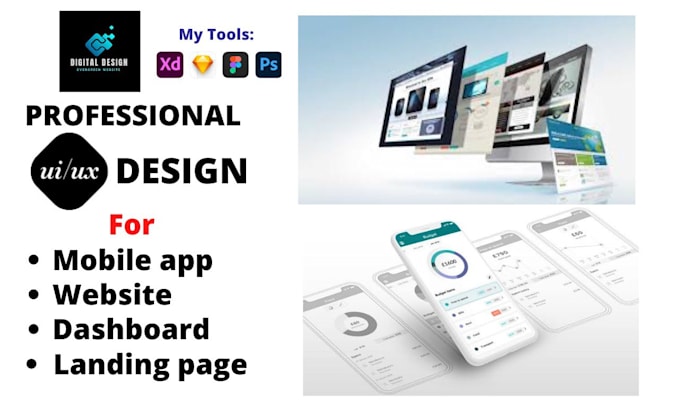 Do professional ui ux design for website, mobile app, dashboard and ...