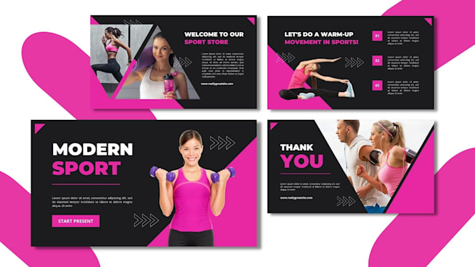 design creative, modern and professional powerpoint presentation and template