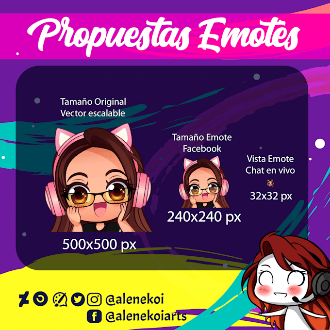 create custom twitch emotes or sub badges or sticker