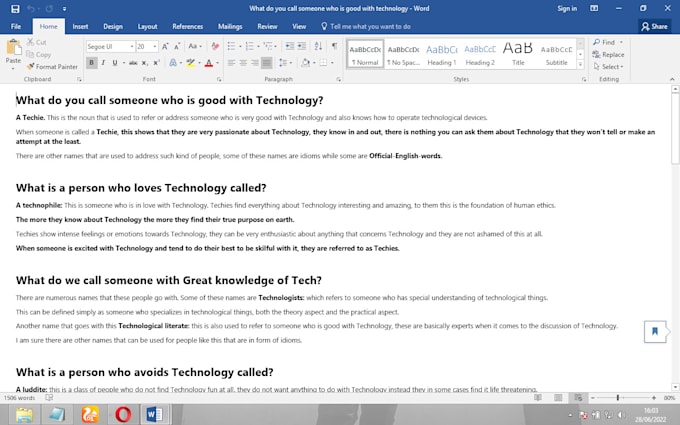 write articles and blog posts on ai and science