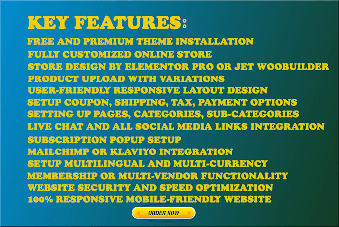 create custom woocommerce website design with woocommerce