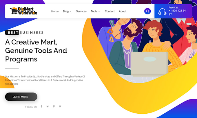 create wordpress blog or wordpress business website