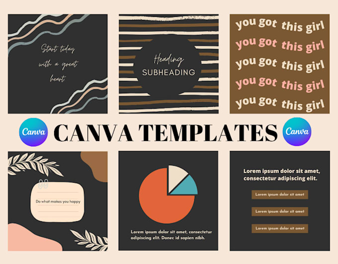 create canva instagram template for beautiful aesthetic feed