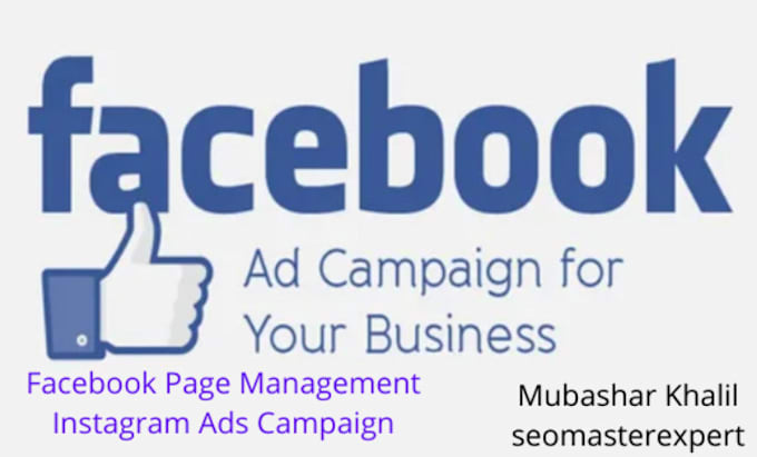 be your facebook ads campaign manager or social media manager