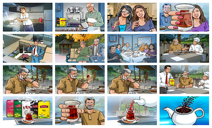 design an outstanding storyboard in 24 hours