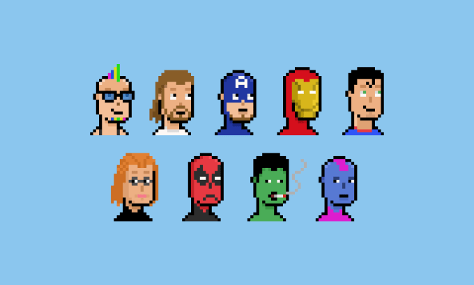 create pixel art avatar or profile picture