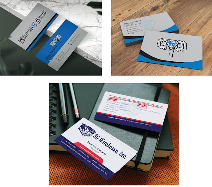 create minimalistic business card design
