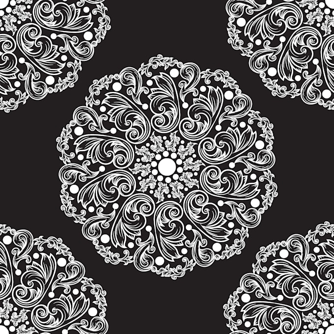 create beautiful motifs with any element or vector