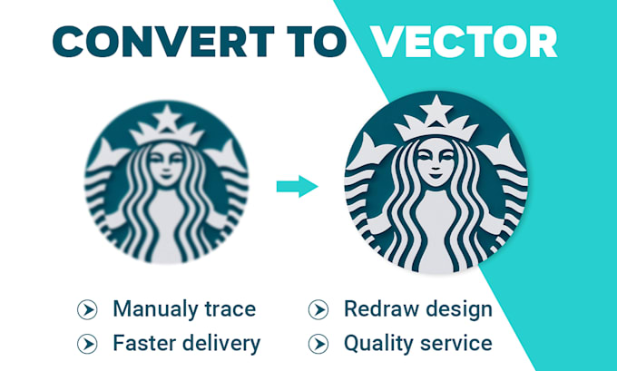 vector tracing logo, vectorize image, convert raster to vector