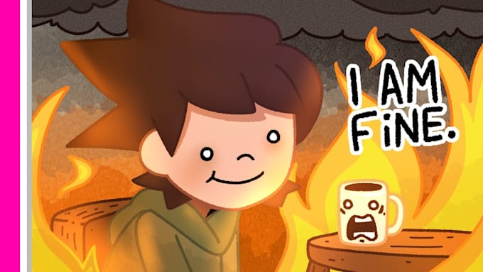 draw a youtube thumbnail in whatever art style you want