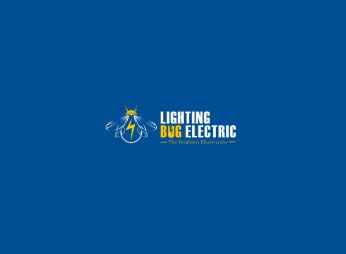 create electric lightning modern logo design