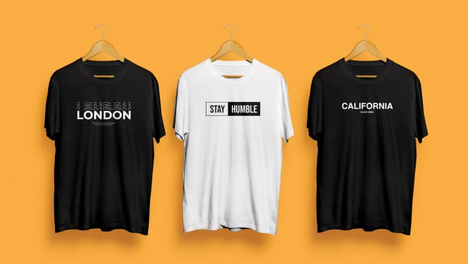 Make minimalist clean typography t shirt design by Narahita | Fiverr