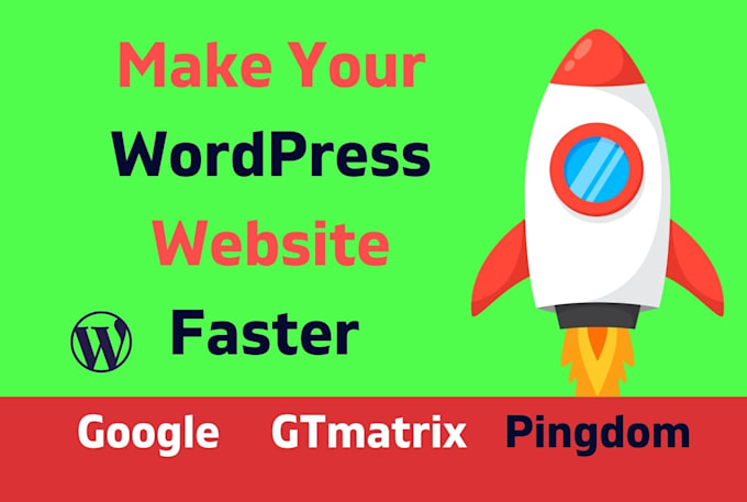 do wordpress website speed optimization, google page speed