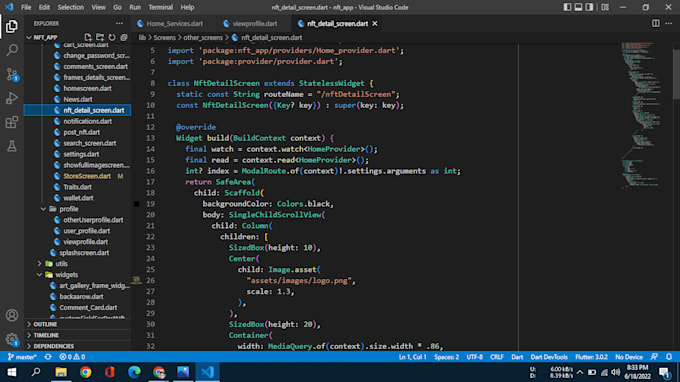 Develop front end for android and ios application in flutter by ...