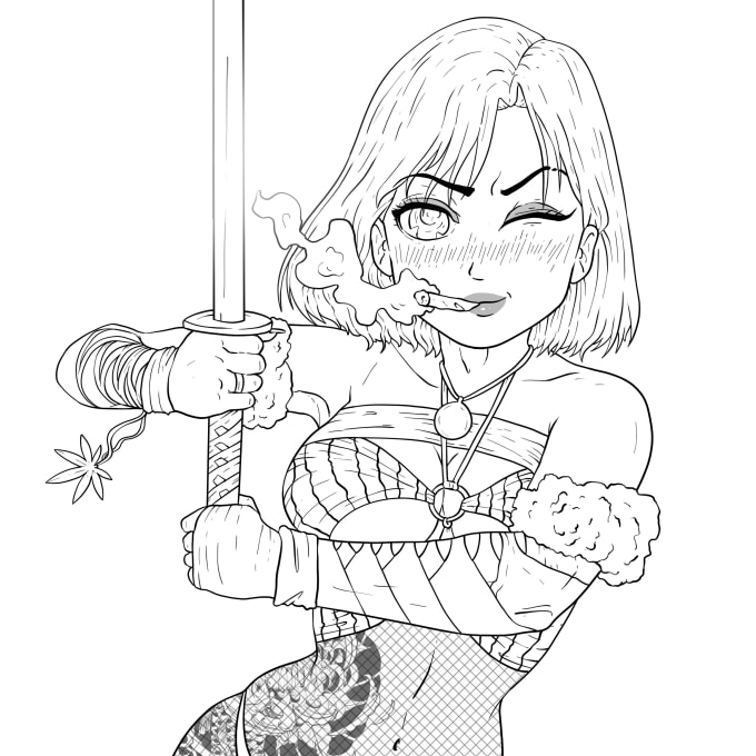 draw anime style or manga cartoon