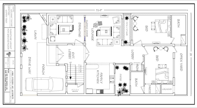 redraw floor plan, 2d floor plan in autocad