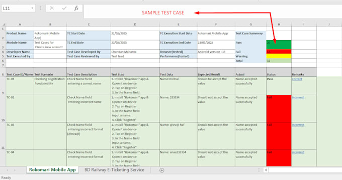 manual QA testing, automation testing for web,  mobile app