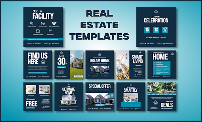 provide you real estate canva templates