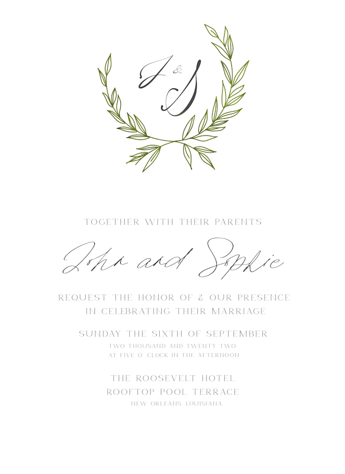 Design your wedding invitation cards by Art_invitation Fiverr