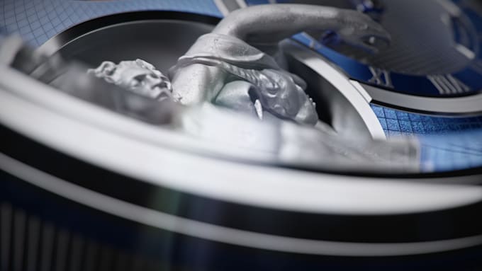 do 3d watch modeling and photorealistic rendering