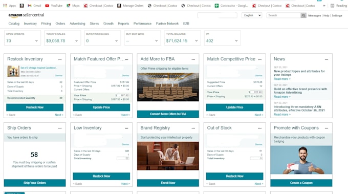 manage your amazon dropshipping store and do fbm