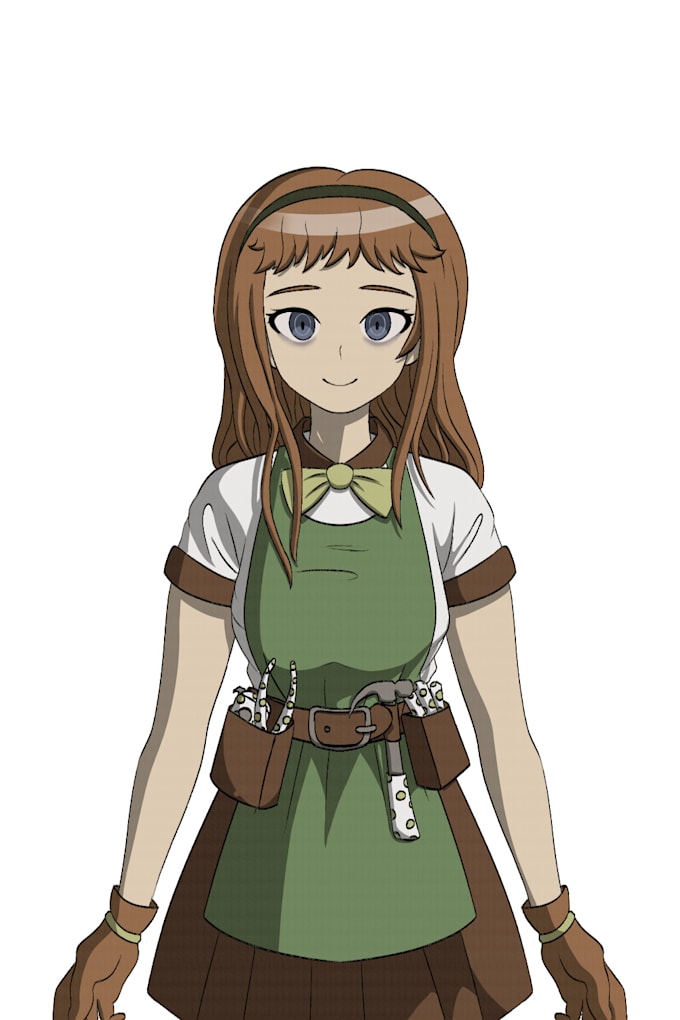 make a sprite in the danganronpa style