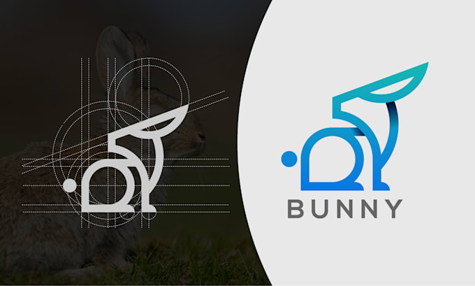 do modern minimalist line art logo design
