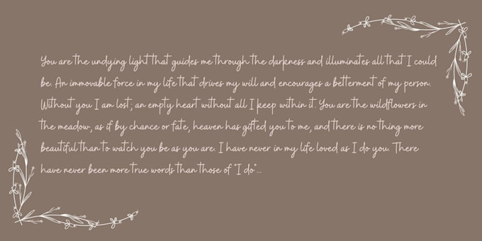 write moving and poetic letters, vows, and eulogies for your loved ones