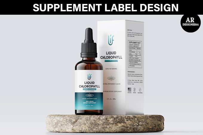do product label design or supplement label design