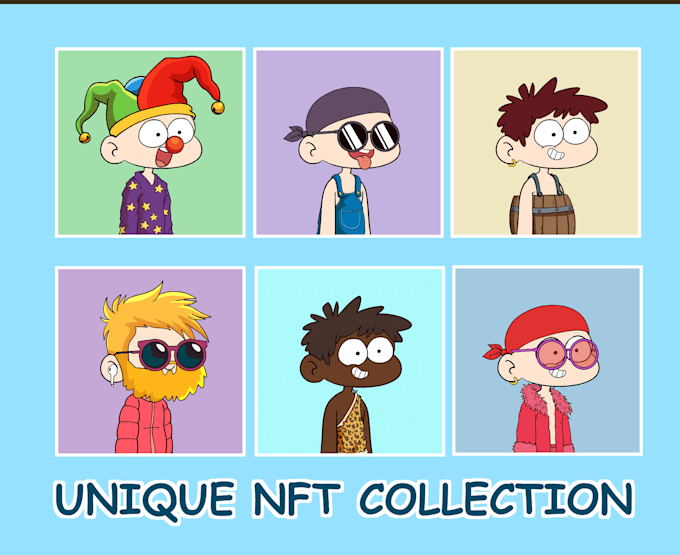 draw cute and unique nft for you